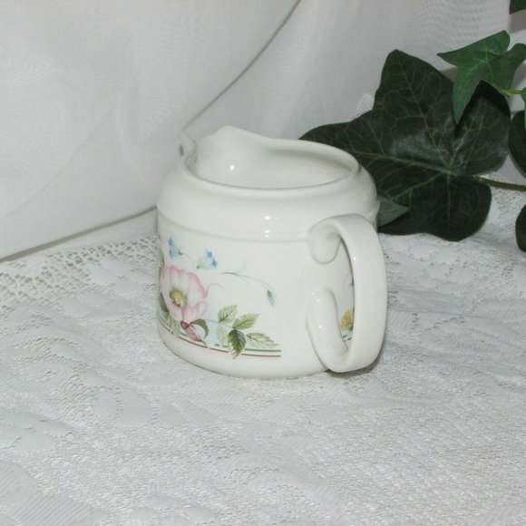 J & G MEAKIN DAMASK ROSE Trend Creamer Pink Floral Jug Cottagecore - Picture 4 of 7